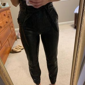 Abercrombie and Fitch leather pants